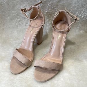 Fashion Nova Nude Beige Heels